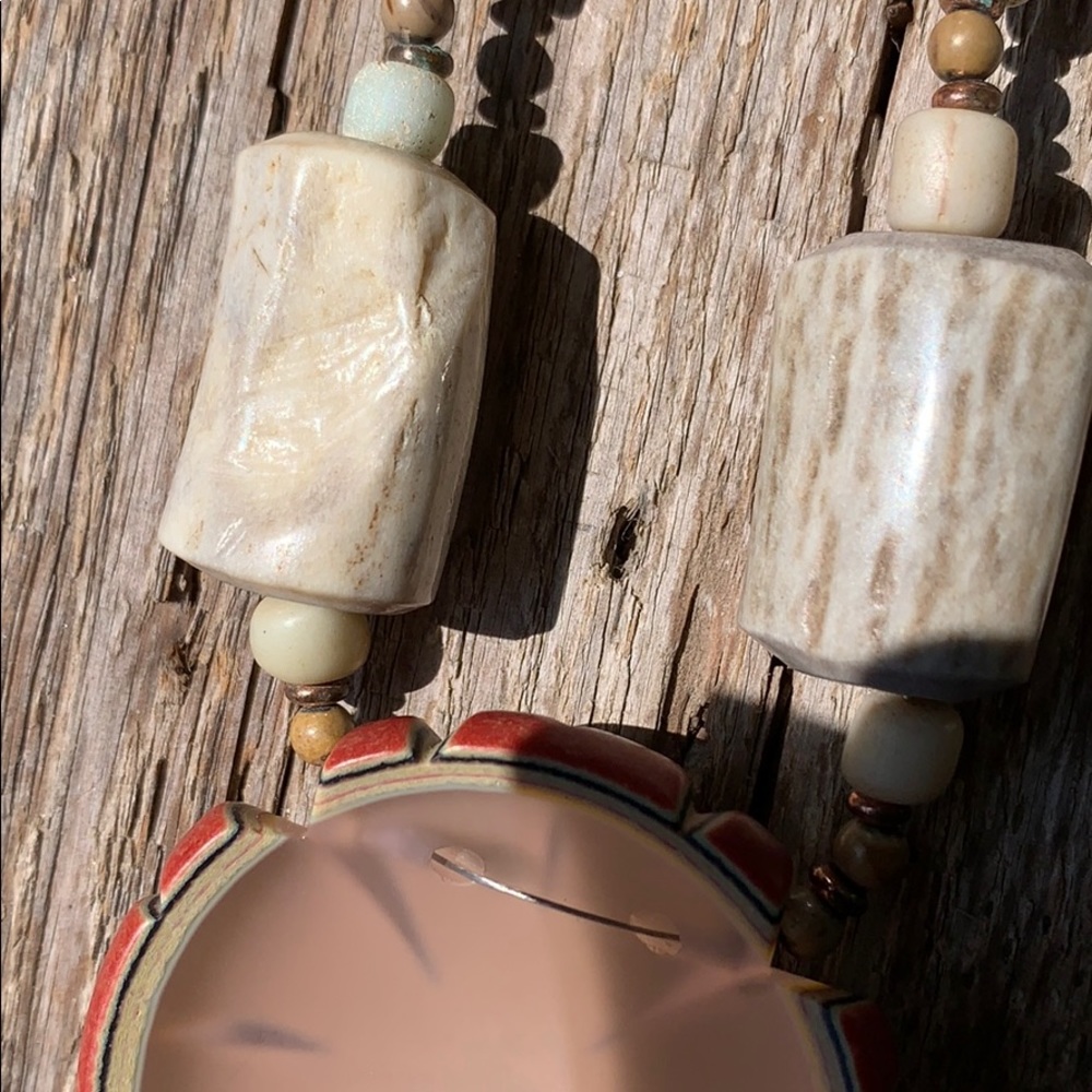 OOAK Artisan statement necklace by designer Susan Ray. - Picture 10 of 16